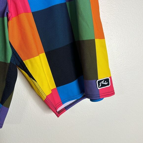 Y2K rusty mens colorful phantom style swim board shorts size 36 - Picture 3 of 9